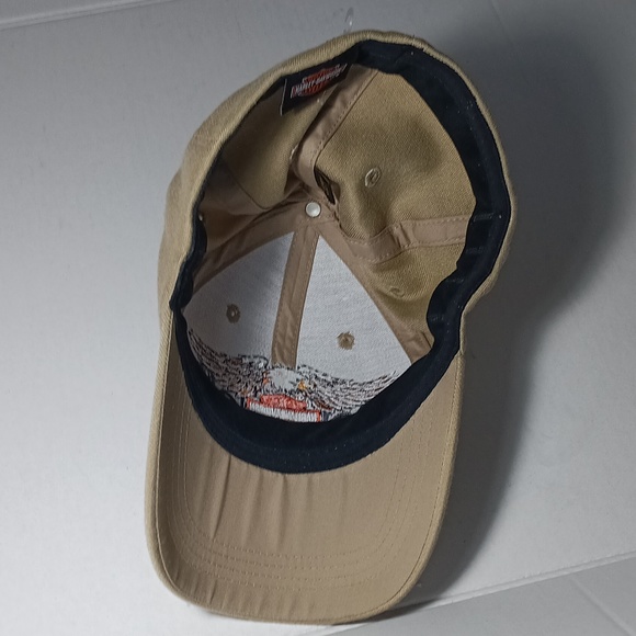 Harley Davidson Brown Cap Hat - Picture 6 of 11